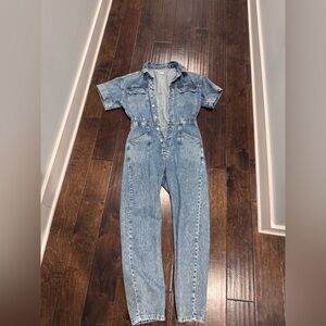 Free People Denim Blue Women's Jumpsuit